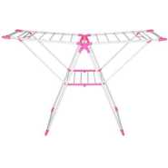 Foldable Drying Clothes Hanger Rack - Pink