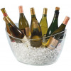 Co-Rect Acrylic 8 Bottle Beer, Champagne, Wine Ice Bucket, 8L-Colorless
