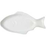 19 Inch Steak, Fish Plate Tray Dinner Platter, Bowl- White