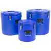 3 Piece Insulated Food Storage Cold & Hot Pots, Casseroles Dishes, (18L, 38L, 58L) Blue