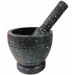 Spice Grinding Granite Mortar and Pestle-Black