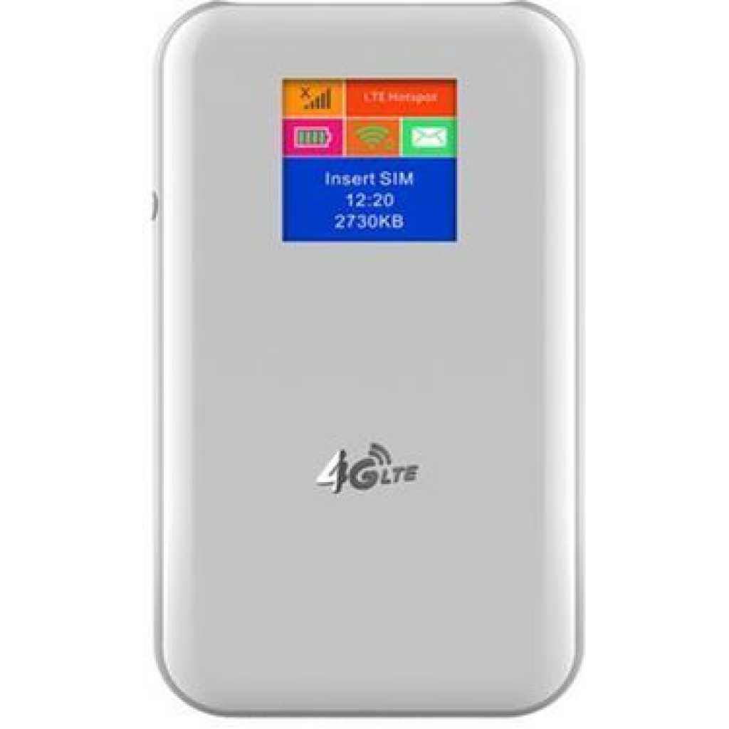 Mtn MiFi/WiFi With Power Bank + Sim Card + 30GB-White