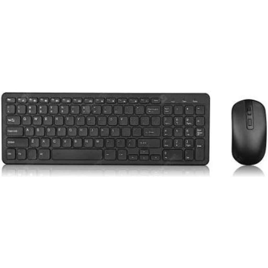 GKM520 Wireless Keyboard and Mouse Set - Black