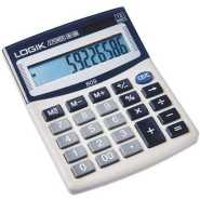 Logik Calculator 12 Digit Large - Black