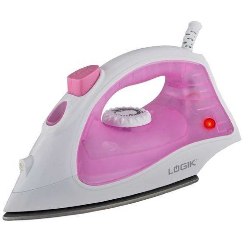 Logik Steam Spray Iron RSH-080478 - White/Pink