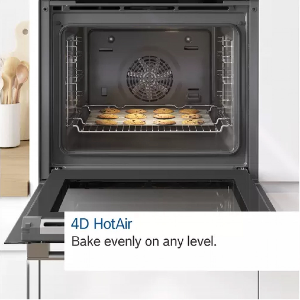 Bosch 71 Litre Serie 8 HBG634BB1B Built-In Oven A+ Energy Electric Oven - Black