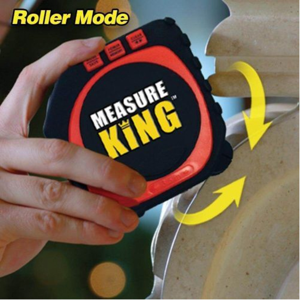 3 In 1 Digital Roller Laser String Measure Tape- Multicolour