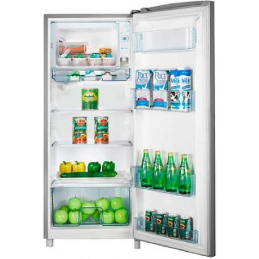 Hisense 229-Litres Single Door Fridge RR229D4WGU; Water Dispenser, Defrost Refrigerator - Silver