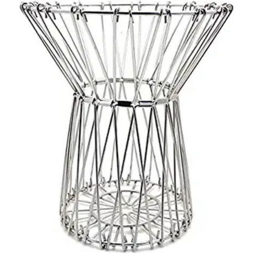 Fruit 7in1 Adjustable Fruit Basket Multipurpose Storage Organizer, Silver