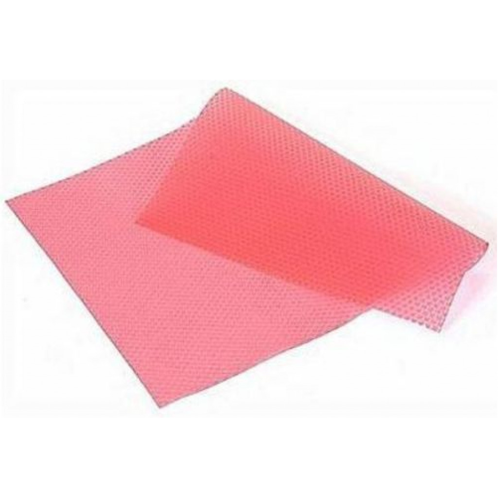 4 Piece Water Proof Liner Fridge Mats- Pink