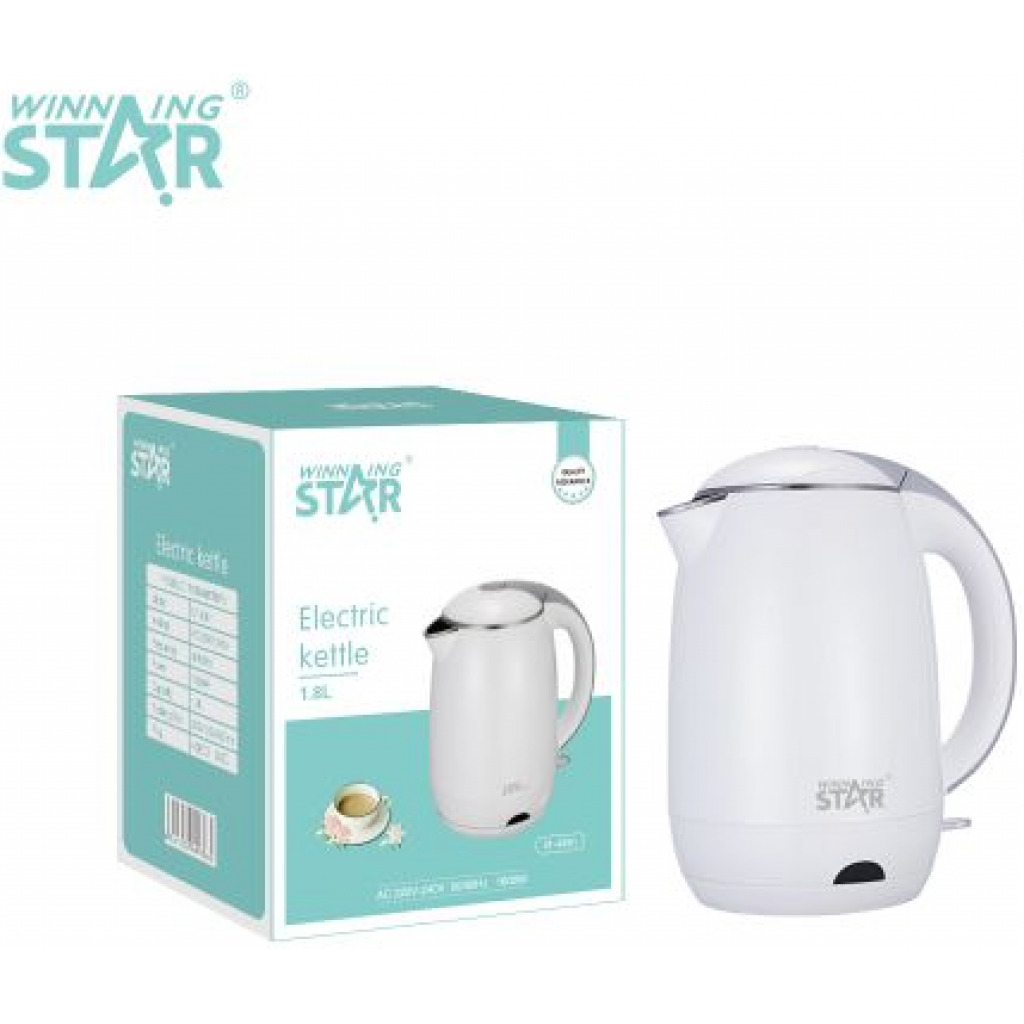 Winningstar 1.8Litre Electric Kettle - White