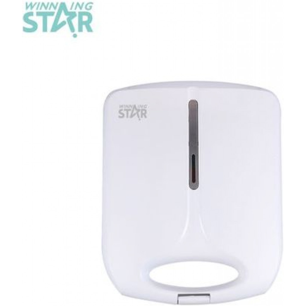 Winningstar 4 Slice Sandwich Maker, Panini Cooking Maker, Toaster Grill-White