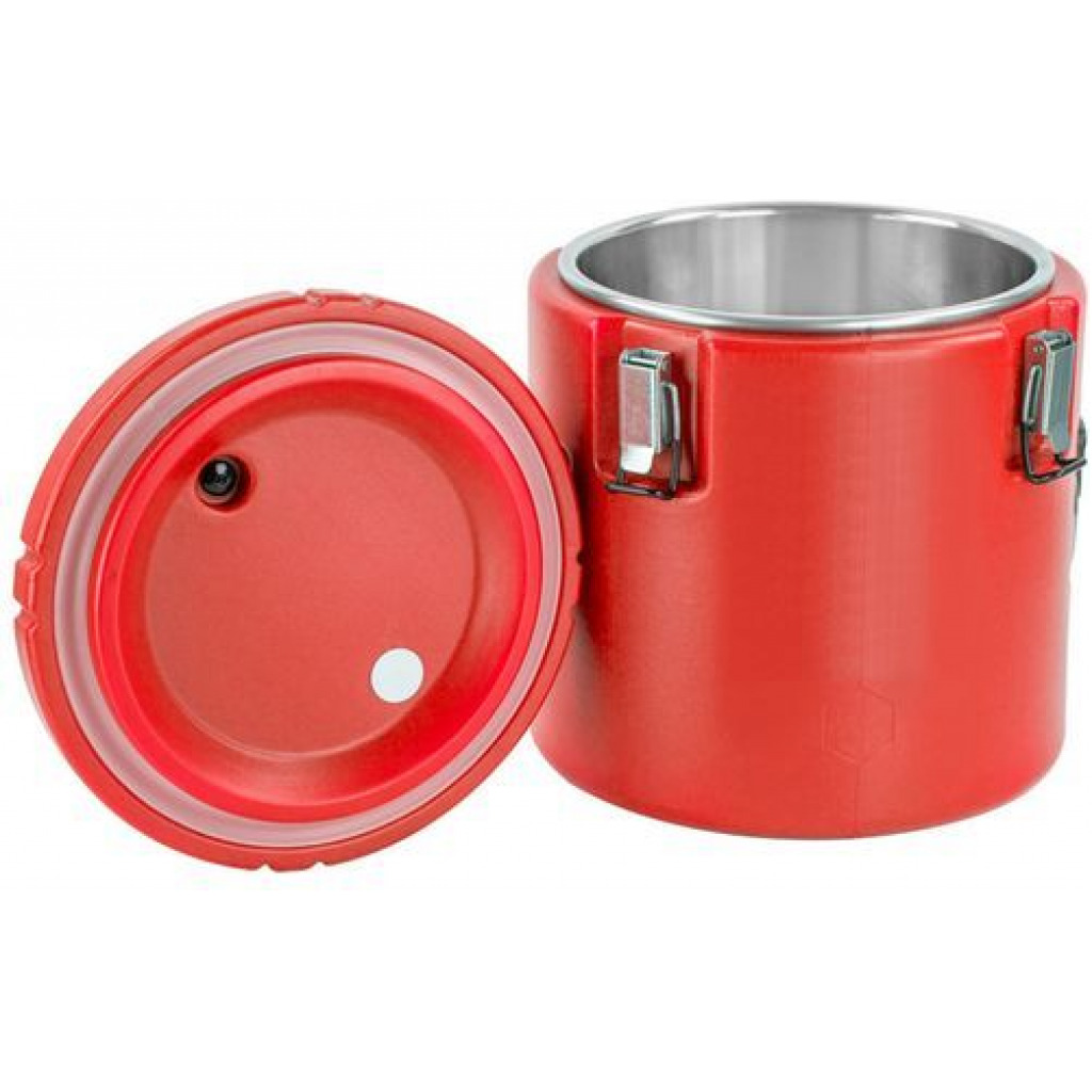 3 Piece Insulated Food Storage Cold & Hot Pots, Casseroles Dishes (20L, 40L, 60L) - Red