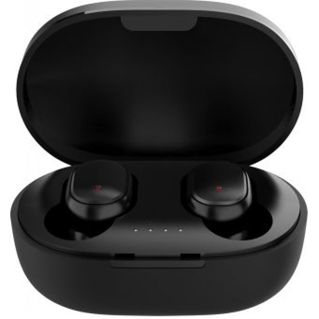 A6S Wireless Earphones BT V5.1 In-Ear Sports Earbuds - Black