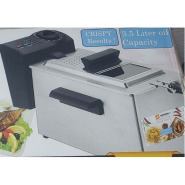 3.5 Litres Electric Stainless Steel Deep Fryer - Silver,Black