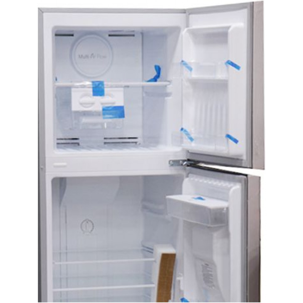 CHiQ 330-Litres Fridge CR330SD; Top Mount Freezer, Double Door Frost Free Refrigerator With Water Dispenser - Silver