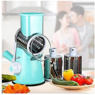 Table Top Drum Grater Vegetable Slicer, Blue