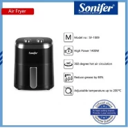 Sonifer 4.2 Litres Air Fryer Hot Electric Oven, Black