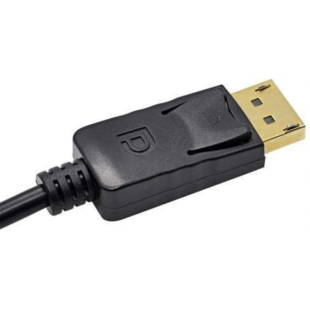 Display Port DP Male to HDMI Female Adapter Cable 4K - Black