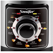 Sonifer 6L Electric Rice/Pressure Cooker, With Heat Preservation Function,Silver Pressure Cookers TilyExpress