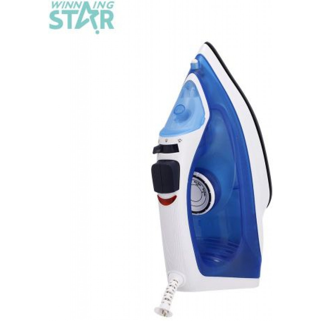 Winningstar Steam Iron With Dry Ironing Water Spray Vertical Steamer, Blue