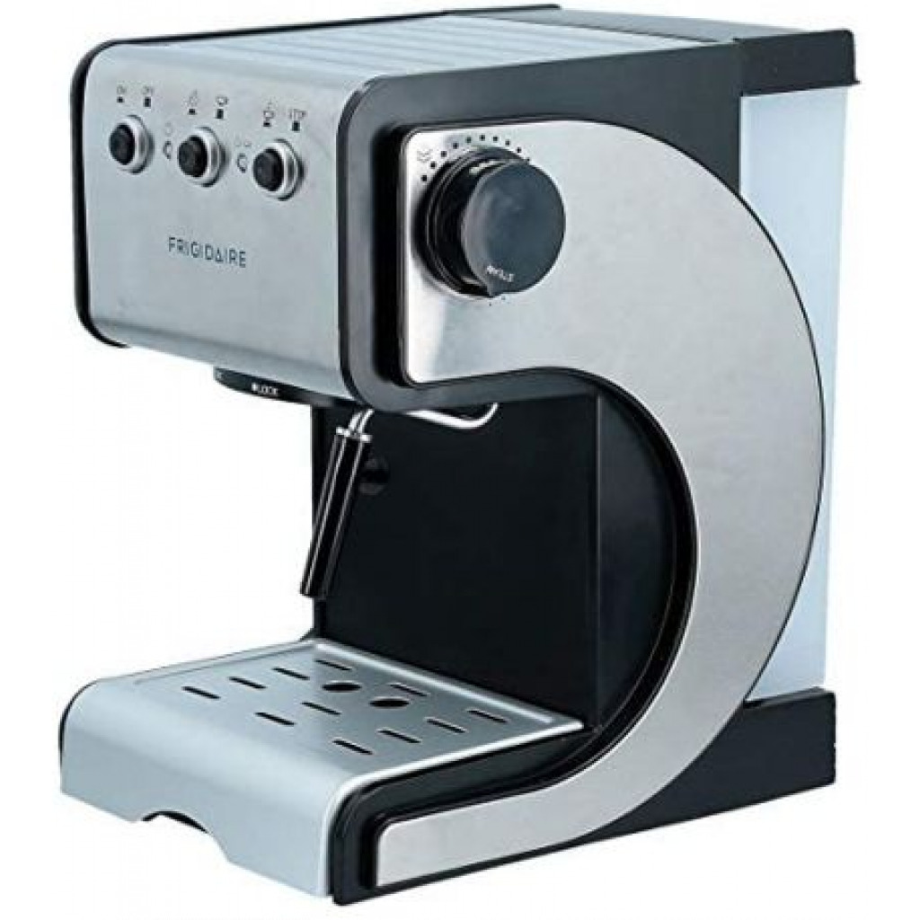 Coffee, Espresso and Cappuccino Maker Machine-Silver