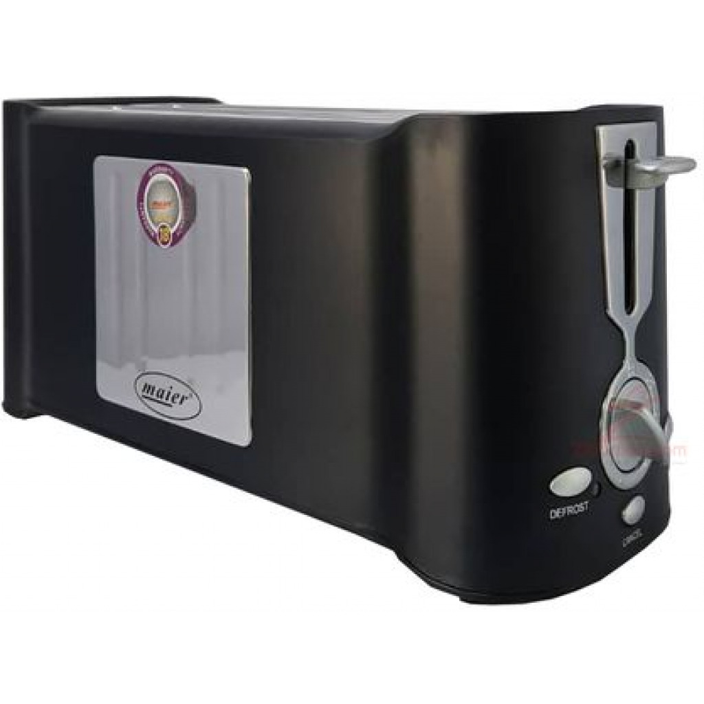 Maier 4 Slice Electric Bread Toaster -Black