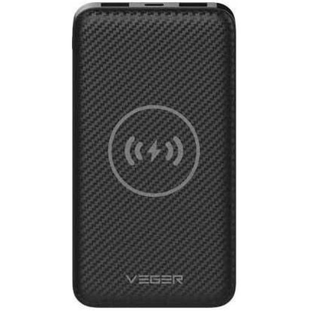 VEGER Wireless Charger Power Bank 20000mAh Black