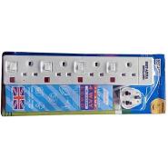 Astra England 4-Way Extension Cable Socket – White Electronic Cables TilyExpress