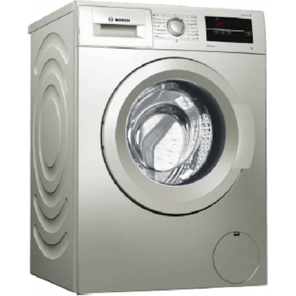 Bosch 7KG WAJ2017SKE Front Load Washing Machine, Pre-Wash, VarioDrum, ActiveWater Plus, Reload (Add Items), 1000rpm, Silver inox