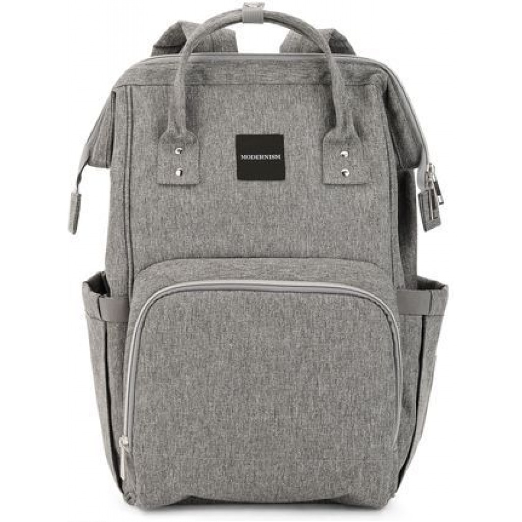 Multi- Function Diaper Bag - Grey