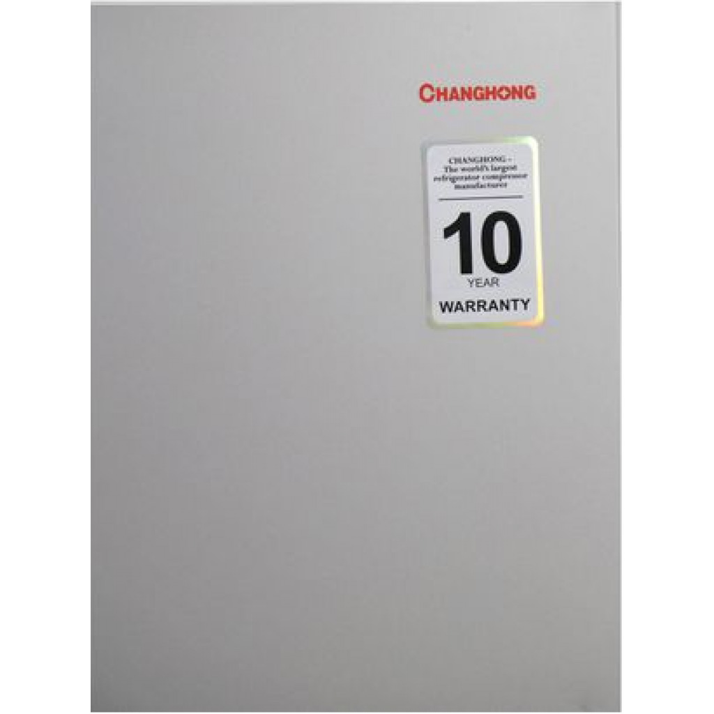 Changhong 670-Litres Fridge CR670; Top Mount Freezer, Double Door Frost Free Refrigerator - Silver