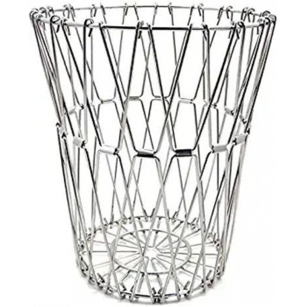 Fruit 7in1 Adjustable Fruit Basket Multipurpose Storage Organizer, Silver