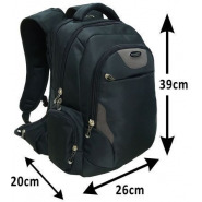 Power Quality, Classy” Travel, Laptop Backpack – Black Laptop Bag TilyExpress