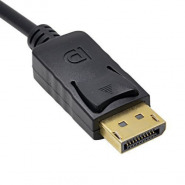 Display Port DP Male to HDMI Female Adapter Cable 4K - Black