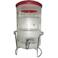 7.5Litre Glass Water Jug, Juice Dispenser Can With Stand-Colorless