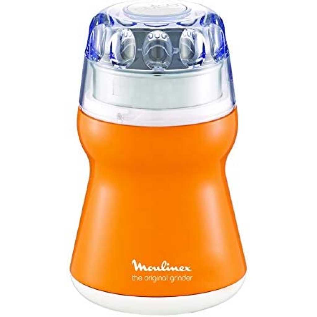 Moulinex The Original Coffee Grinder, 180 Watts, 50g, Orange, Ar110O27