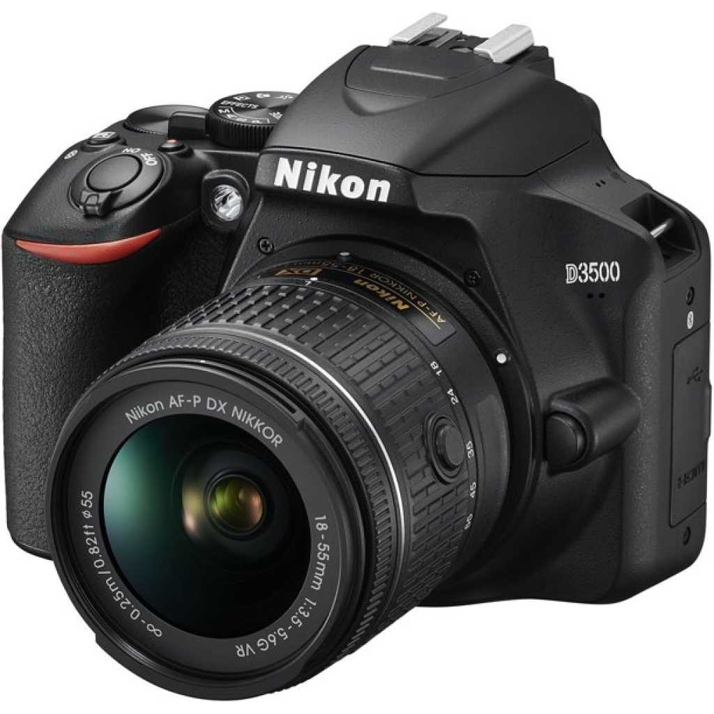 Nikon D3500 W/ AF-P DX Nikkor 18-55mm f/3.5-5.6G VR Black