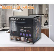 Sokany 0.5L Coffee Maker Machine Stainless Steel Electrical Kettle Pot, Silver Coffee Makers TilyExpress