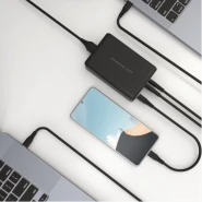 Powerology 75W Laptop Power Bank 4-Port Quick Charge Power Terminal PD – Black Portable Power Banks TilyExpress