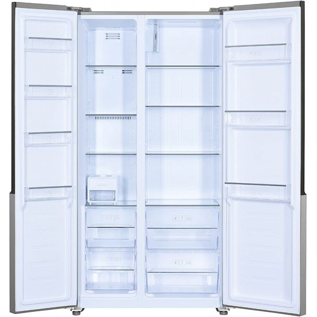 Beko 472 - Litres Fridge BFF254| Double Door Frost Free Side by Side Refrigerator - Inox