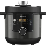 Moulinex Turbo Cuisine Electrical Pressure Cooker/Rice Cooker, 7.5 Litre, 1200 Watts, Black, CE777827 Multicooker