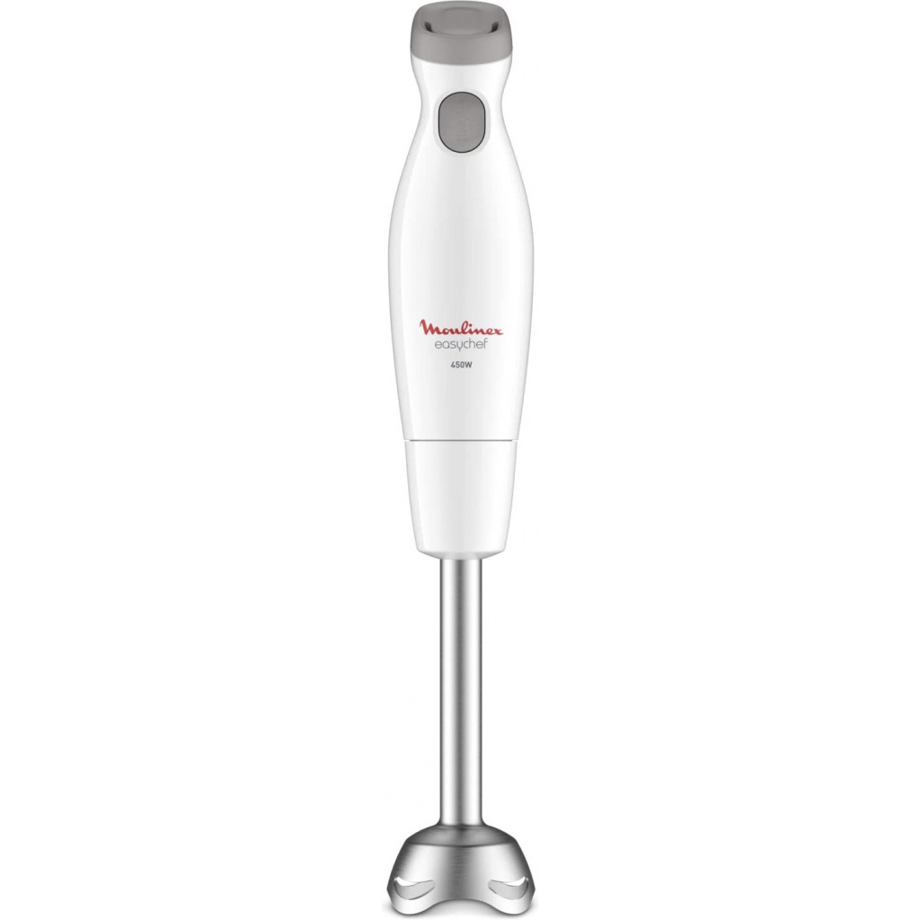 Moulinex Easy Chef Hand Blender With 800 ml Beaker, 450W, White, Plastic/Stainless Steel, Dd451127