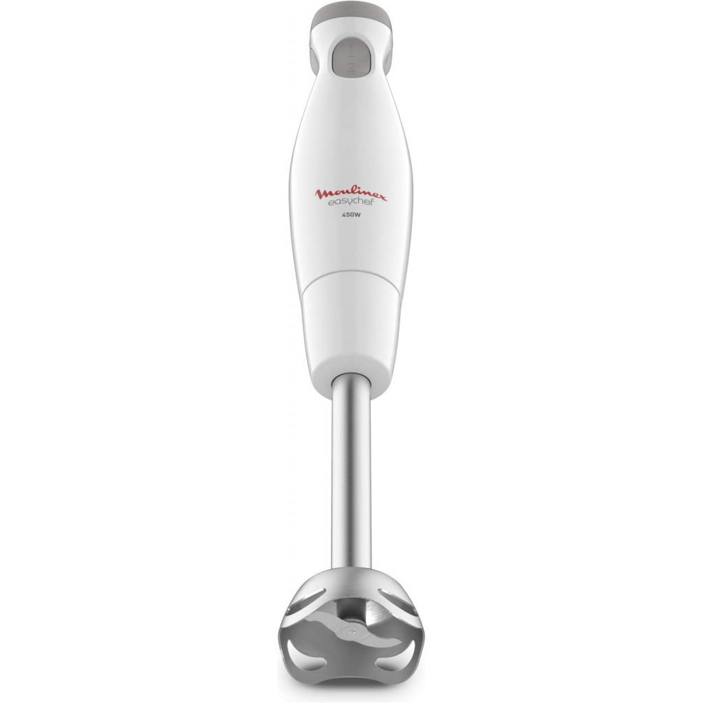 Moulinex Easy Chef Hand Blender With 800 ml Beaker, 450W, White, Plastic/Stainless Steel, Dd451127