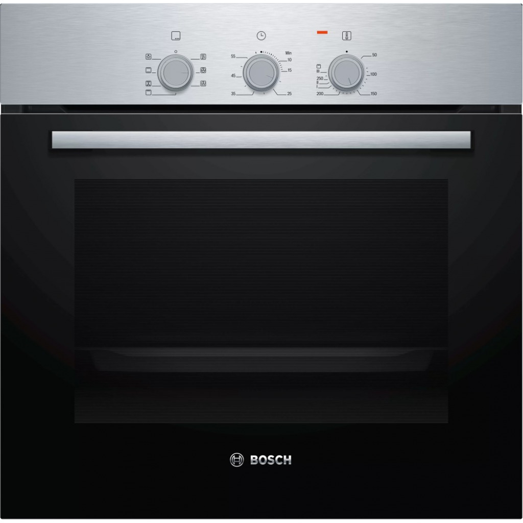 Bosch HBF011BR1M Serie 2 60 cm 66 - Litres Built-in Electric Oven - Stainless Steel