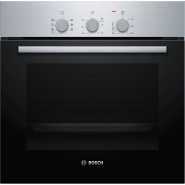 Bosch HBF011BR1M Serie 2 60 cm 66 - Litres Built-in Electric Oven With 3D Hot Air- Stainless Steel