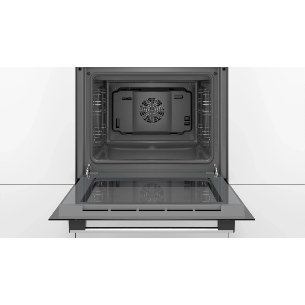 Bosch HBF011BR1M Serie 2 60 cm 66 - Litres Built-in Electric Oven With 3D Hot Air- Stainless Steel