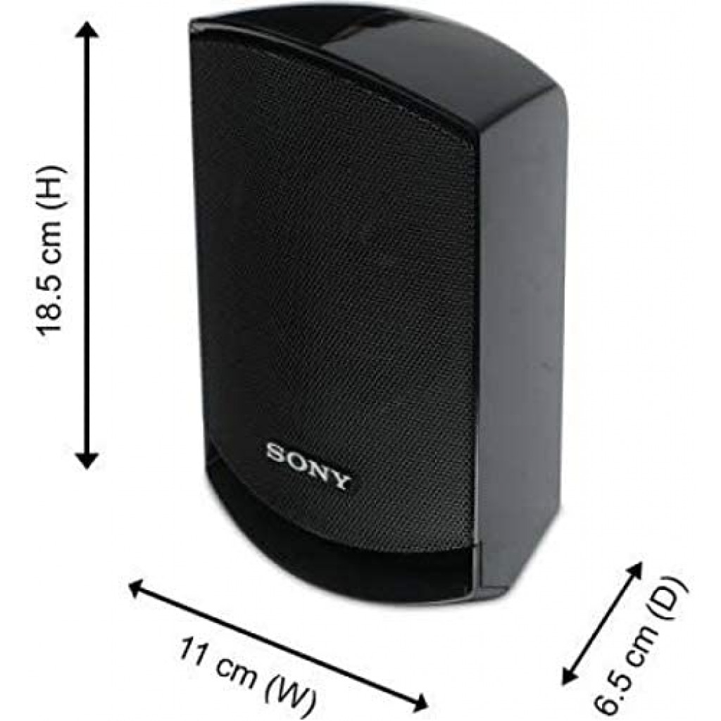 Sony SA-D20, 2.1Ch 60W Home Theatre Satellite Speakers With Bluetooth, Usb, Nfc Compatible, Big Size Subwoofer - Black