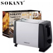 Sokany 2 Slice Bread Toaster - Silver