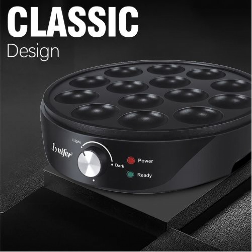 Sonifer Household Electric Non-stick Pancake Maker-Black